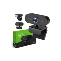 Webcam Camera Full Hd Zoom 1080p 360 Graus Videoconferencia Streamcam Web Cam Entrada Usb 2.0 Com Microfone- Floresta Urbana