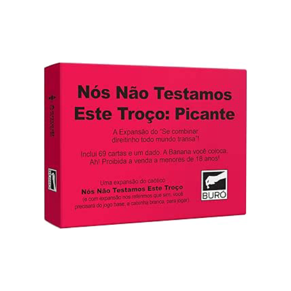 Nós Não Testamos Este Troço: Picante, Jogo Divertido para Adultos