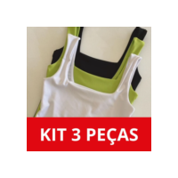KIT 03 Blusa Feminina Ibiza Regata Blusinha Básica Suplex Tendencia