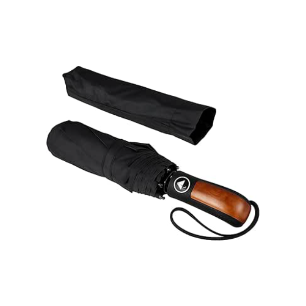 Guarda Chuva Reforçado Automático Resistente Ao Vento - Cabe Na Bolsa Mochila Modelo Compacto