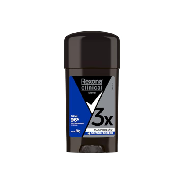 Rexona Clinical Antitranspirante Creme Clean 58G