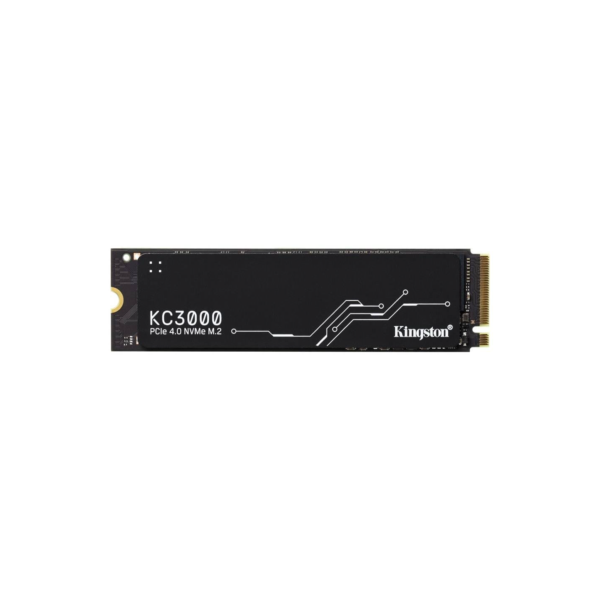 SSD Kingston KC3000, 1TB, M.2 2280, PCIe 4.0 x4, NVMe, Leitura: 7000 MB/s, Gravação: 6000 MB/s, Preto - SKC3000S/1024G