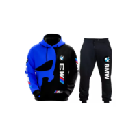 Conjunto De Moletom Blusa E Calça Racing Bmw Moto E Carro