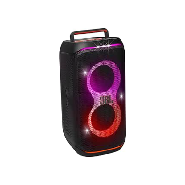 JBL Partybox Club 120 Bozinha portátil efeito de luz LED, Bluetooth, 160 W de potência, reprodução de 12 horas, resistente à água IPX4 - preto