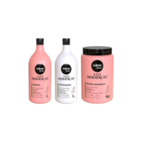 Salon Line, S.O.S Hidratação, Kit Hidratação Turbinada, Produtos Não Veganos - Para Cabelos Lisos, Ondulados, Cacheados e Crespos, 1 kg e 1 L