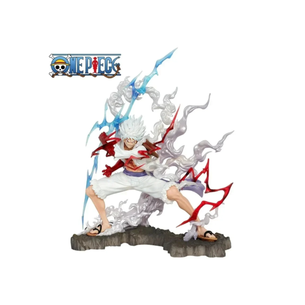 One Piece Nica Luffy Estatueta de Ação, O Relâmpago Quarta Engrenagem, Aperta firmemente, Anime Modelo Boneca, PVC Estátua Brinquedos Presente