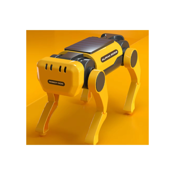 Robô cão kits de experimento científico movido a energia solar filhote de cachorro para crianças diy brinquedos educativos haste crianças presentes natal