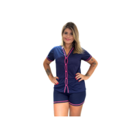 Promoção Pijama Curto Em Malha Premiun Blogueirinha Short e Blusa Amamentação