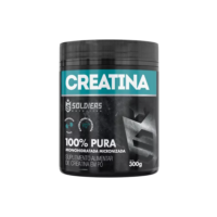 Creatina Monohidratada Pote 300g 100% Pura Soldiers Nutrition