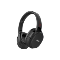 Headphone Philco Bluetooth Pfo01btp Wave Cor Preto Com rádio e leitor SD Microfone integrado