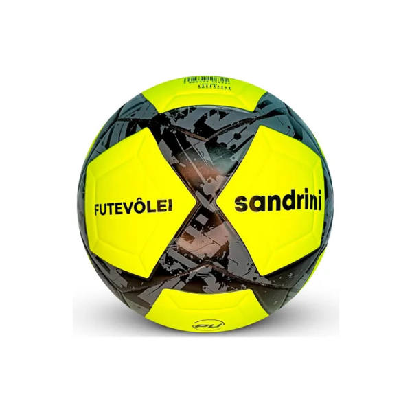 Bola Futevôlei X Protec Sandrini Qualidade Premium Cor Amarelo/preto