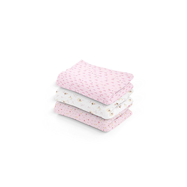 Papi Textil Cueiro Flanel Papi Estampado Para Bebê 80Cm X 60Cm Contém 03 Un