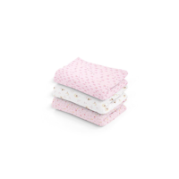 Papi Textil Cueiro Flanel Papi Estampado Para Bebê 80Cm X 60Cm Contém 03 Un