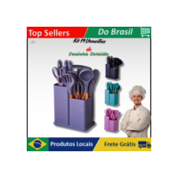 Kit Completo com 19 Utensílios Essenciais para Cozinha – Ferramentas de Alta Qualidade para Facilitar Seu Dia a Dia