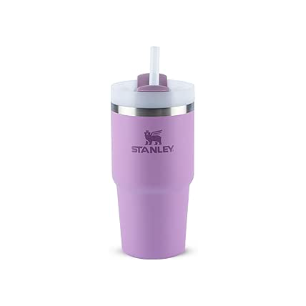 Stanley - Copo Quencher H2.0 FlowState 591ml - Copo de aço inoxidável com tampa, isolamento a vácuo, para água, chá gelado, café, smoothies e muito mais, Lilac