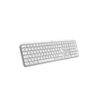 Teclado Sem Fio Logitech MX Keys S, Iluminação Inteligente, Bluetooth ou USB Tipo-C e Logi Bolt, Bateria Recarregável, Cinza - 920-011564