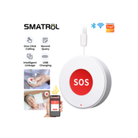 SMATRUL Tuya WiFi Smart SOS Call Button Wireless Caregiver Pager Transmissor De Alerta De Telefone Botão De Chamada De E