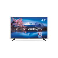 Smart TV AIWA 43” Android Full HD Borda Ultrafina HDR10 Dolby Áudio AWS-TV-43-BL-02-A