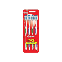 Colgate Escova De Dente Classic Clean Macia 4 Unidades | Cores Sortidas