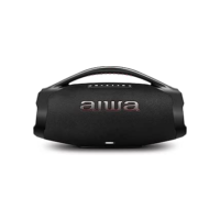 Caixa de Som Boombox Plus AIWA BBS-01-B 200W Bluetooth 5.3-200W RMS - 30 Horas de Bateria - Resistente à Poeira e Água - Preto