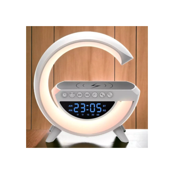 Caixinha De Som G-speaker smart Carregador Indução Altofalante Bluetooth Android e IOS Luminaria