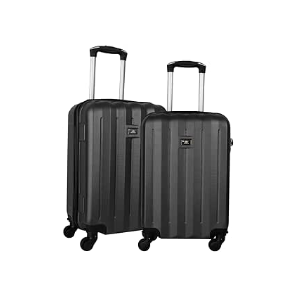 Kit de Malas de Viagem de Bordo Com Rodas 360° Fibra Rígida ABS ANAC