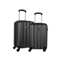 Kit de Malas de Viagem de Bordo Com Rodas 360° Fibra Rígida ABS ANAC