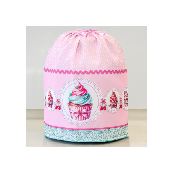 Capa P/ Botijão de Gás - Linda Estampa Digital Cupcake.