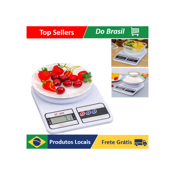 Balança Digital De Precisão Cozinha 10kg Nutrição E Dieta