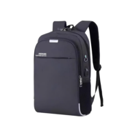 Mochila para Notebook Executiva Unissex Preta Com Entrada USB e Passa fio para fone Ideal para Faculdade Trabalho e Viagem Antifurto Resistente Confortável
