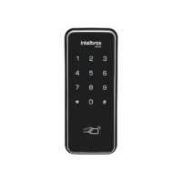Fechadura Digital de Sobrepor Touch Screen FR 201 Preto Intelbras