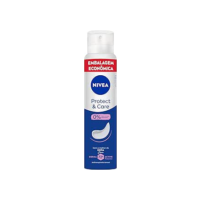 NIVEA Desodorante Aerossol Protect & Care 200ml - O equilíbrio perfeito entre proteção e cuidado para as suas axilas