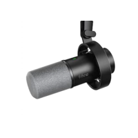 FIFINE Microfone dinâmico, microfone para PC de gravação de podcast XLR/USB para streaming vocal, mic de metal de estúdio com mudo, conector de fone ouvido, controle de volume de monitoramento- K688
