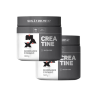 Kit 2x Creatina 300g Max Titanium Ganho De Massa Força Resistência