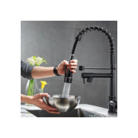 Torneira Cozinha Gourmet Monocomando Com Spray Extensor-preto