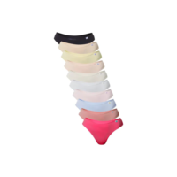 Kit 10 Calcinhas Feminina Biquíni Microfibra Delrio