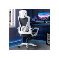Cadeira Escritório Gamer Reclinável Giratória Ergonômica Tela Mesh Com Apoio Para Pés Confortável