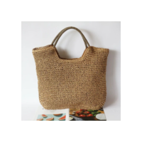 ￼Bolsa de palha modelo  transversal verão Blogueira artesanal