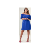 Vestido Ciganinha Manga Curta Plus Size Lindo