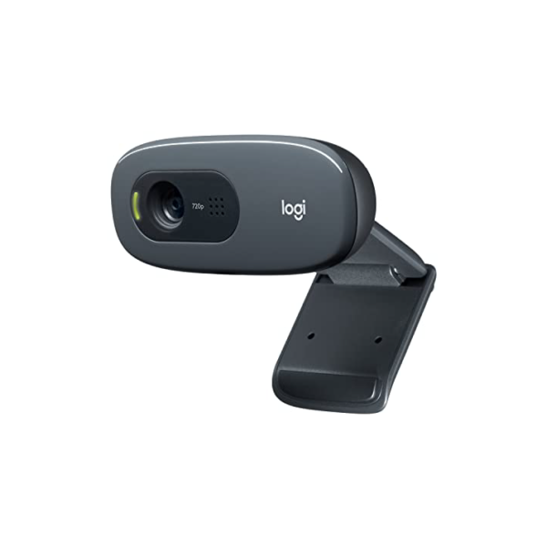 Webcam HD Logitech C270 com Microfone Embutido e 3 MP para Chamadas e Gravações em Vídeo Widescreen