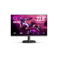 Monitor Gamer Cooler Master Ga241 Flat 23.8" FHD, VA, 1ms, 100hz, HDMI e VGA, Vesa, Preto - CMI-GA241-BR