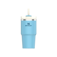 Stanley - Copo Quencher H2.0 FlowState 591ml - Copo de aço inoxidável com tampa, isolamento a vácuo, para água, chá gelado, café, smoothies e muito mais, Pool