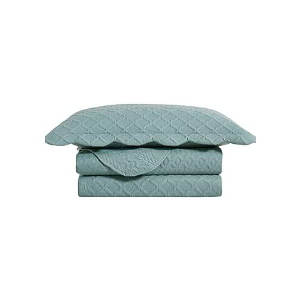 Camesa Colcha Ilusion Orla Queen 240x260 cm - Piscina
