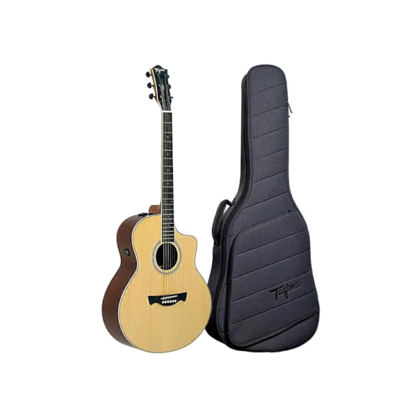 VIOLÃO JF EQ AÇO T/SOLID SPRUCE B/S SAPELE HAMPTON EQ-NTOP GIG BAG TAGIMA