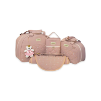 Bolsa Maternidade Saída Kit Mala Bebê Menina Menino 4 Peças