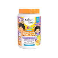 Salon Line, Creme para Pentear, Maracujá, Cachinhos Hidratados, Vegano - Para Cabelos Ondulados, Cacheados e Crespos, Salon Line, 1kg