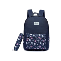 Mochila Estocar Estojo Feminina Ferrazzi Resistente Casual Floral
