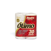 Papel Higiênico Ótimo Folha Simples Kit 4 Pacotes De 4rl 30m