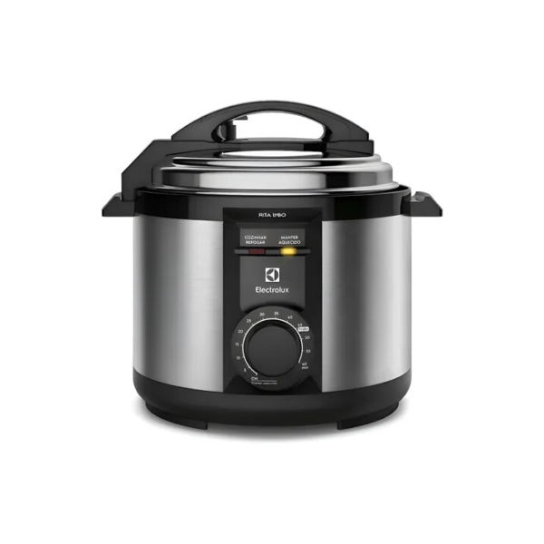 Panela de Pressão Elétrica Electrolux 5L Cor Inox Efficient por Rita Lobo PCE20 - 127V