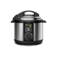 Panela de Pressão Elétrica Electrolux 5L Cor Inox Efficient por Rita Lobo PCE20 - 127V
